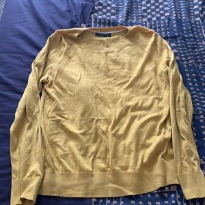 Mustard Yellow Banana Republic Light Fabric